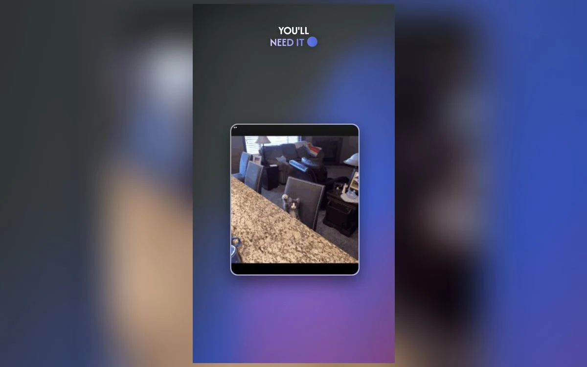 An iPhone message thread showing a personal New Year GIF instead of a glittery greeting card