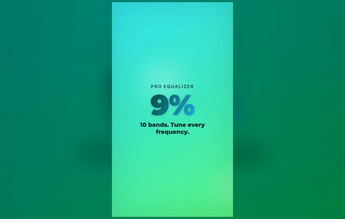 A full 10-band EQ, not just presets