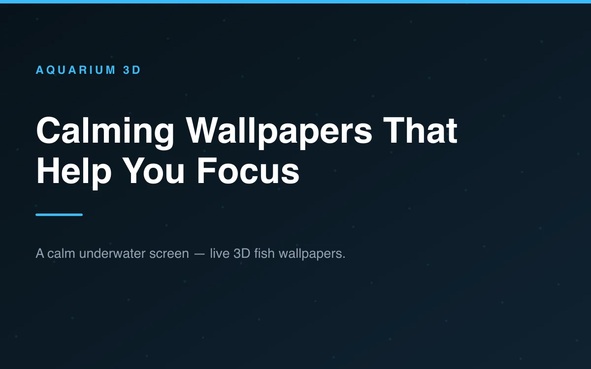 A dimly lit iPhone on a desk showing a slow jellyfish wallpaper behind a clean, readable lock screen clock.