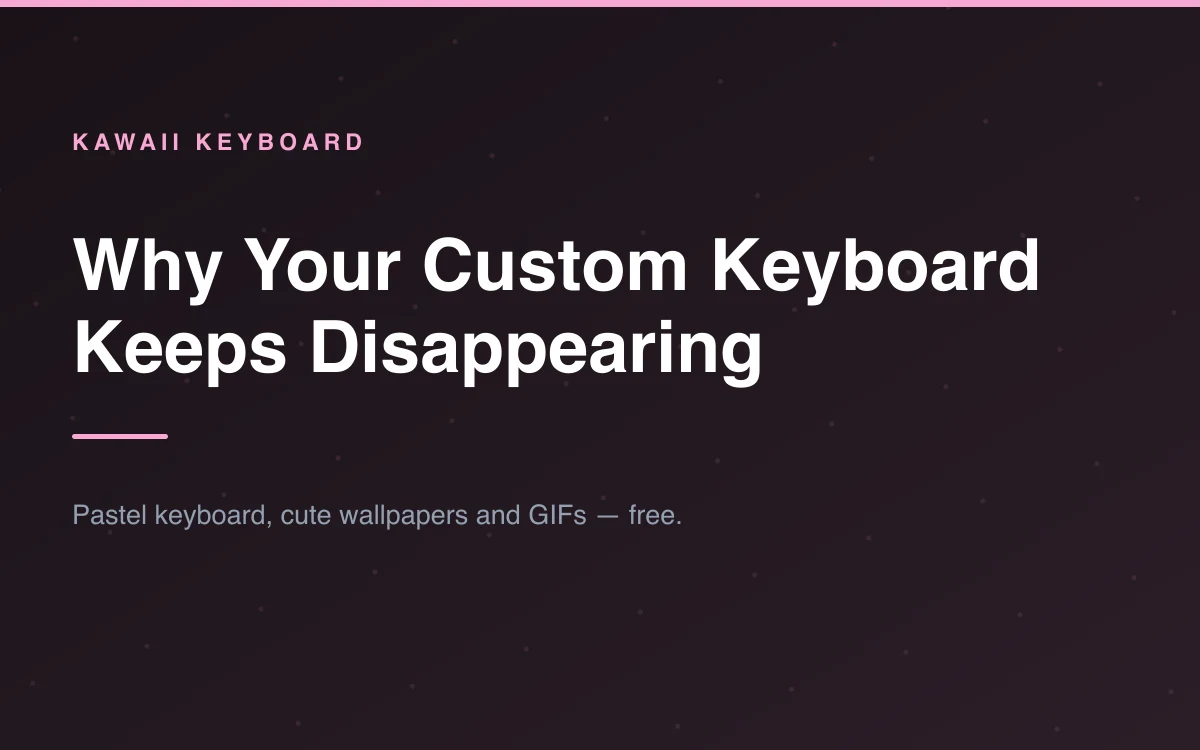 The Keyboards settings screen on an iPhone