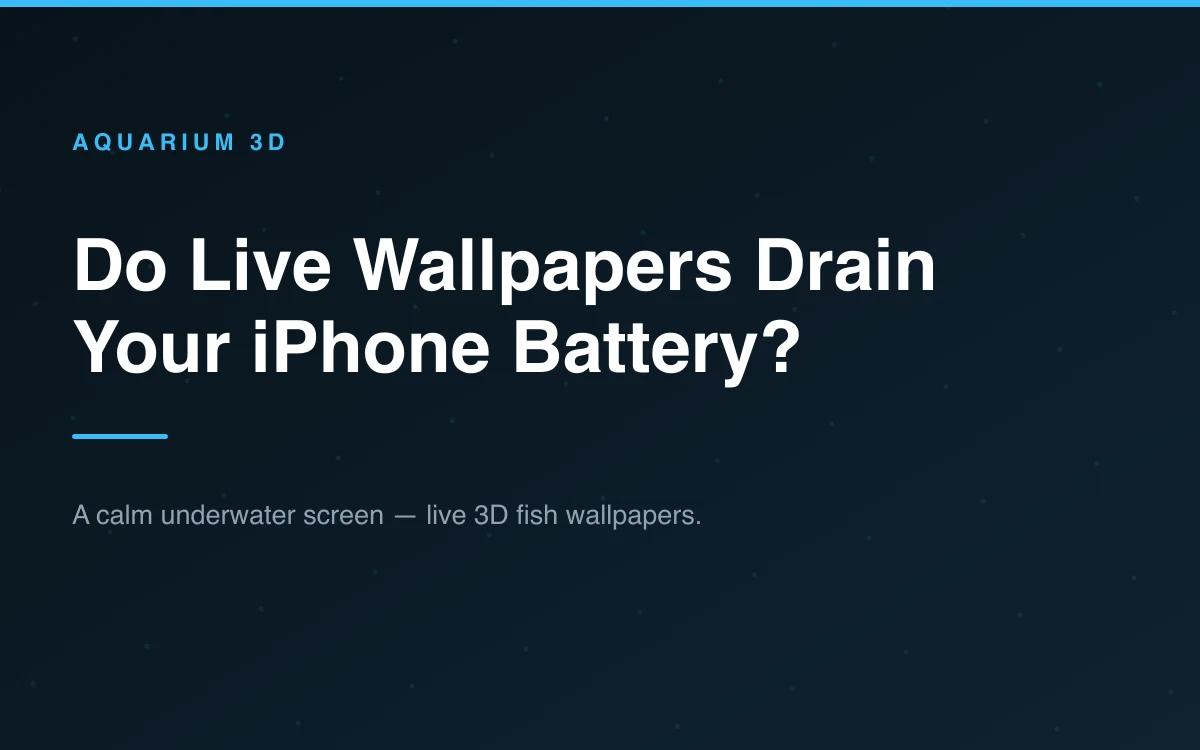 An iPhone battery usage screen next to a live wallpaper