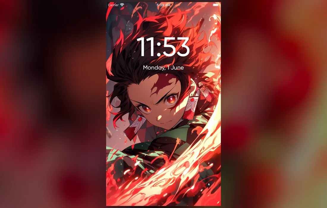 Add it as your lock screen in Settings