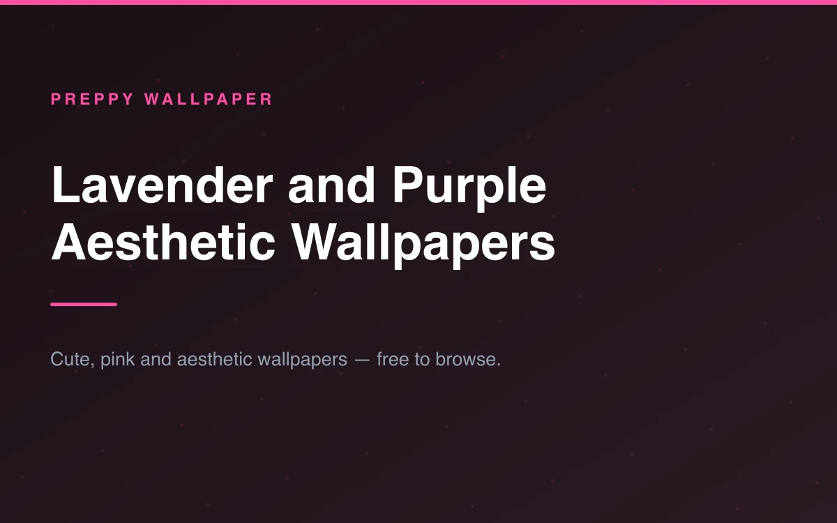 A lavender wallpaper on an iPhone lock screen