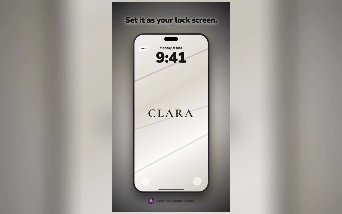Minimalist Name Wallpaper Ideas That Still Look Designed