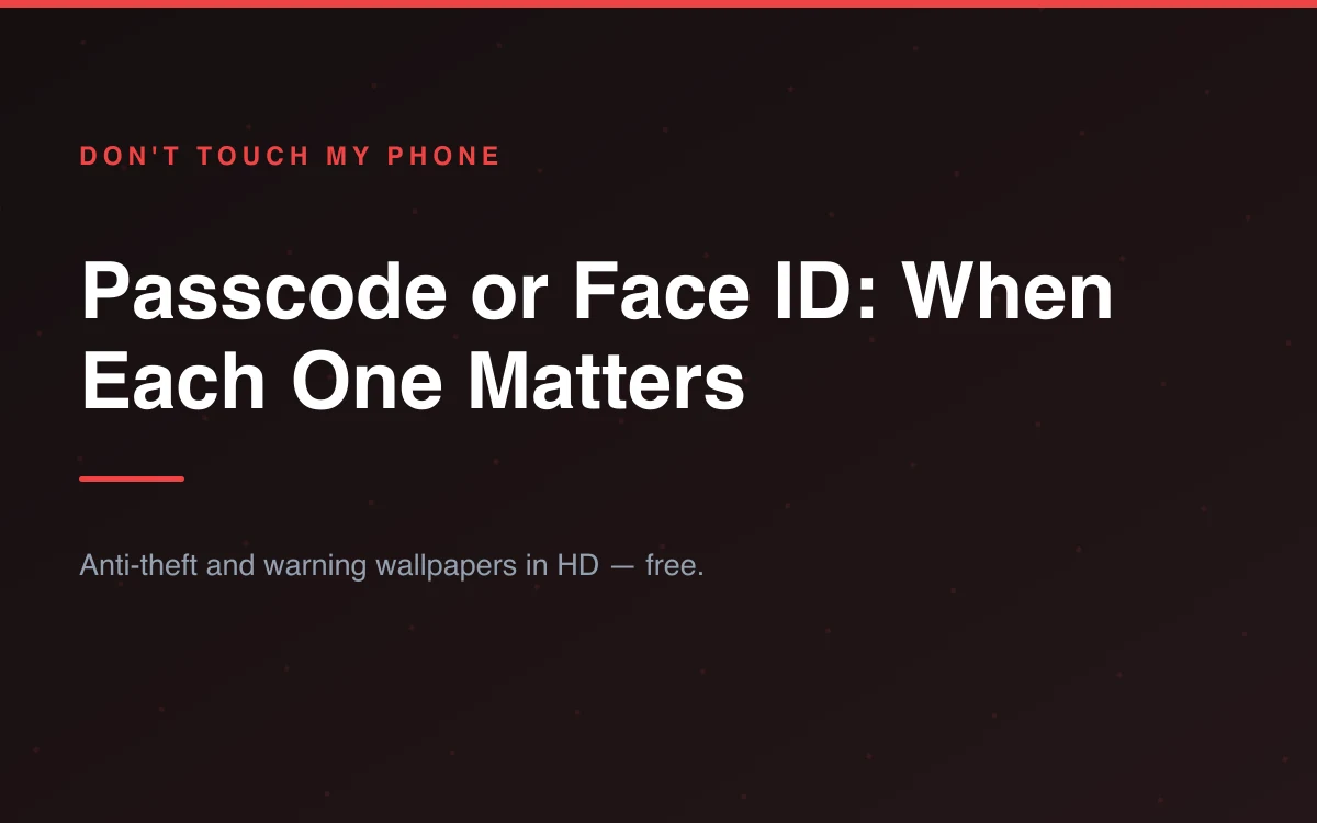 The Face ID and Passcode settings screen on an iPhone