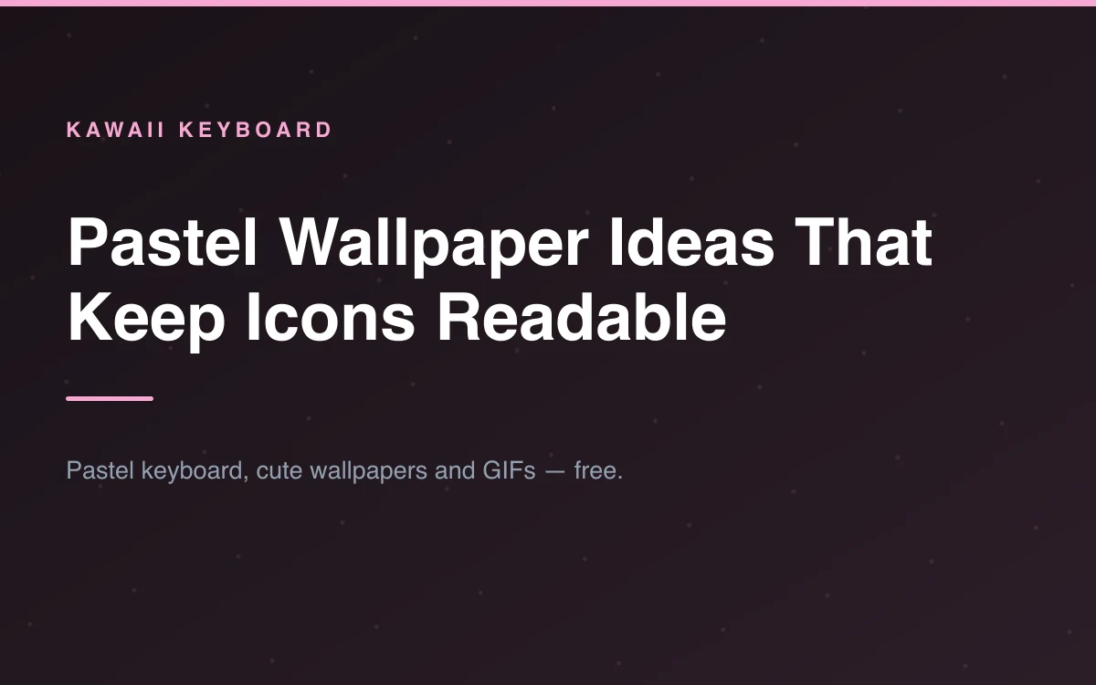 A pale lilac iPhone home screen where the app labels stay readable against the wallpaper
