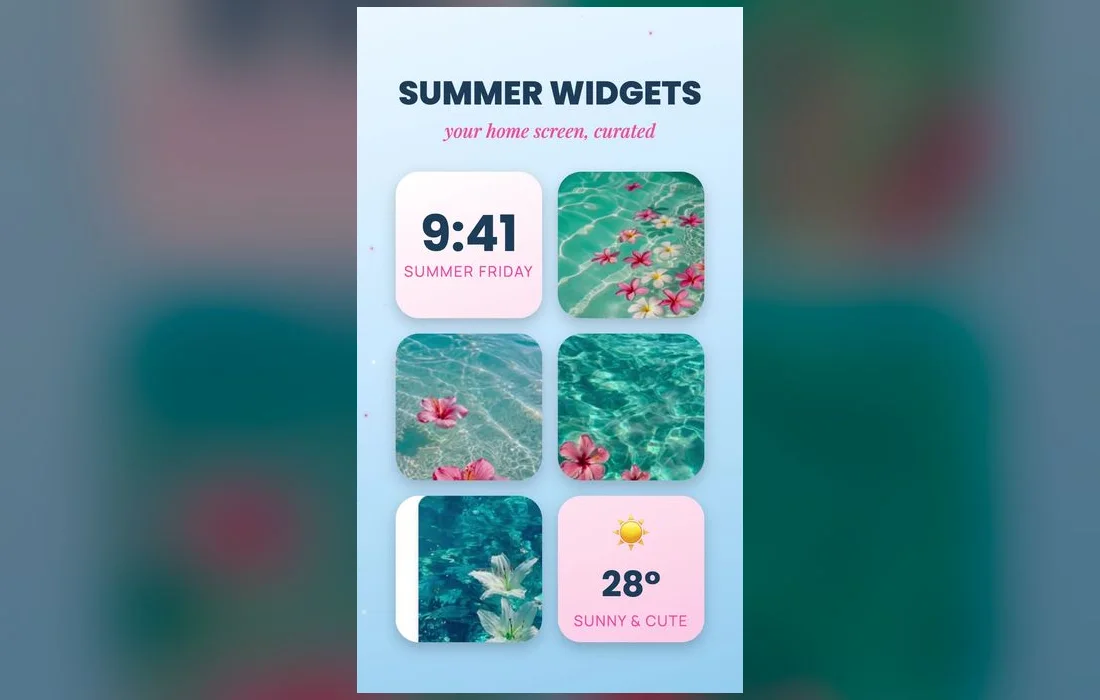 Wallpaper, widgets and icons that match