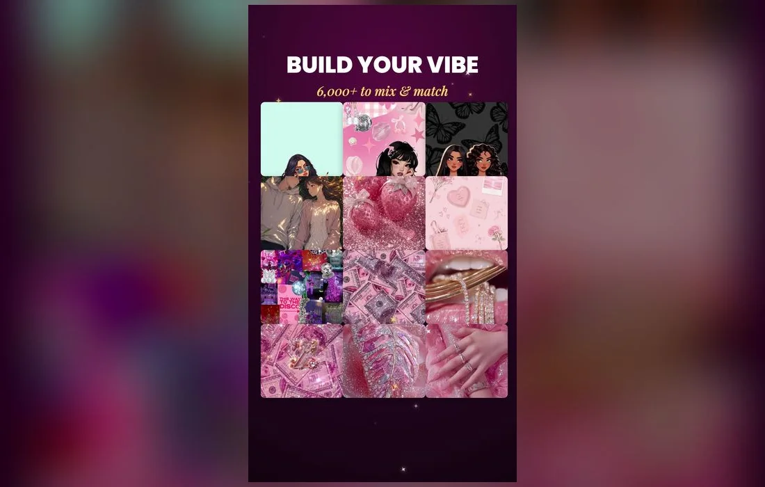 Bold gradients and playful sparkle